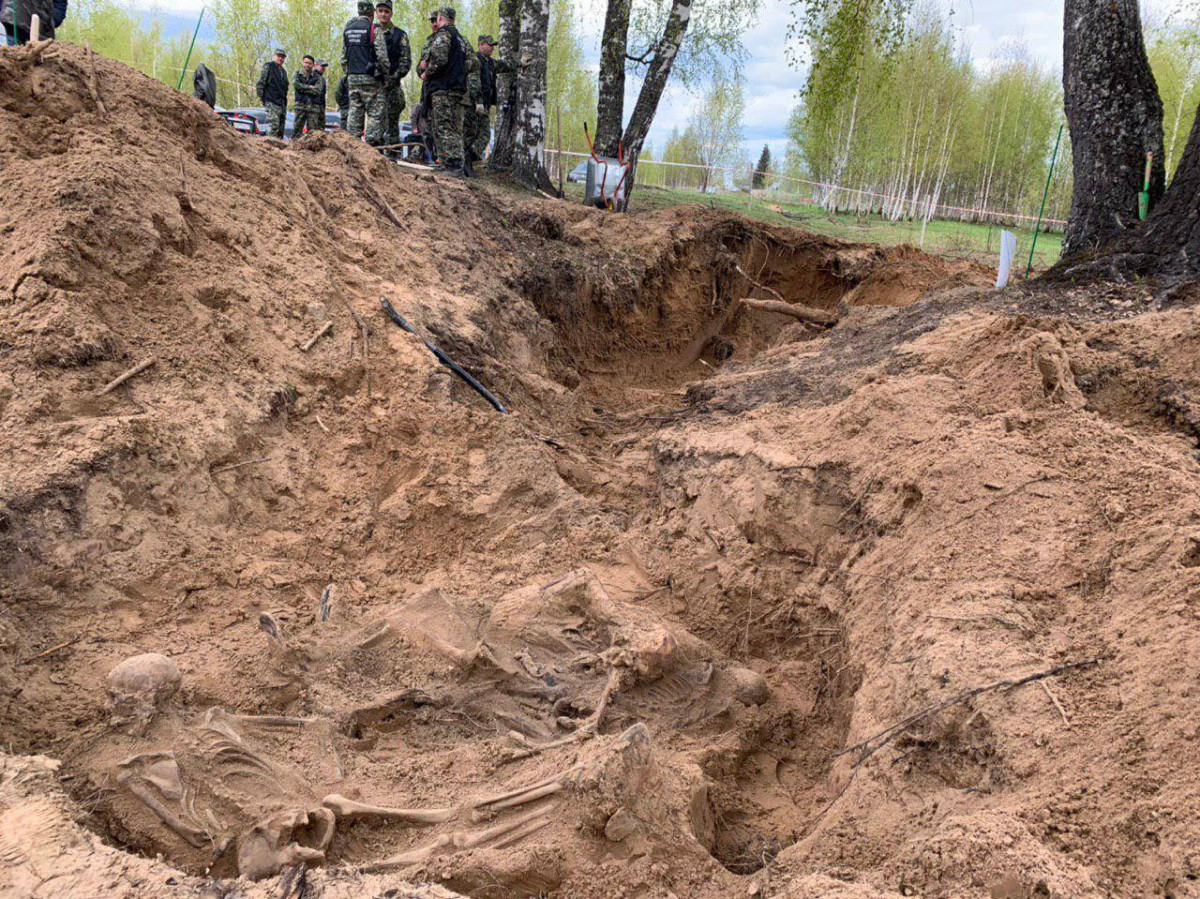 Следы пуль найдены у 15% останков из массового захоронения в Жестяной Горке Следы пуль найдены у 15% останков из массового захоронения в Жестяной Горке